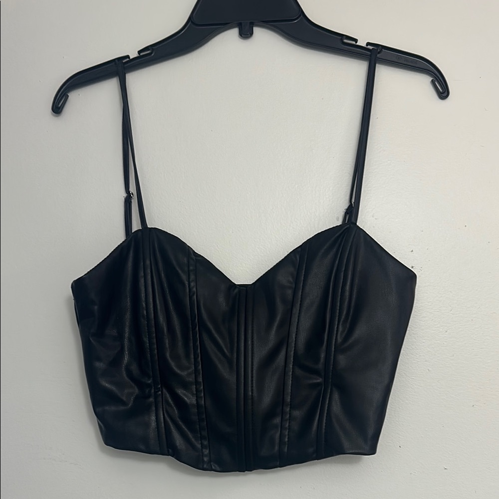 Zara Black crop top